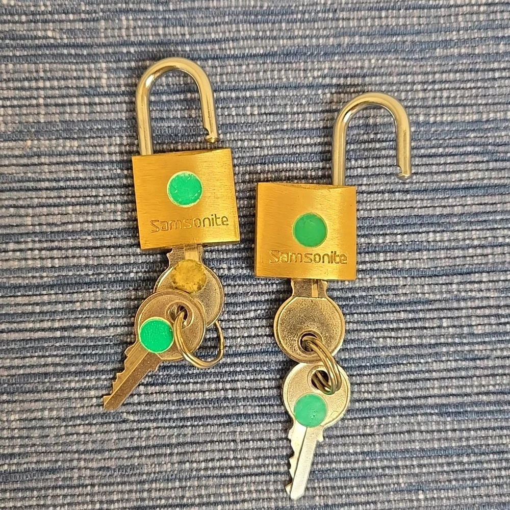 SAMSONITE Mini Padlocks with Keys